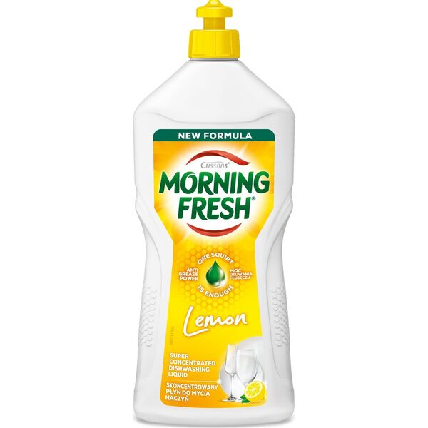 Sarantis CUSSONS Morning Fresh Skoncentrowany płyn do mycia naczyń - Lemon 900 ml 14142450 8998103018843