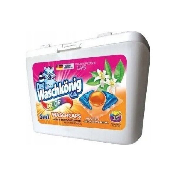WASCHKONIG Der Waschknig Kapsułki do prania Color 35 szt. 14152311 4260418934427