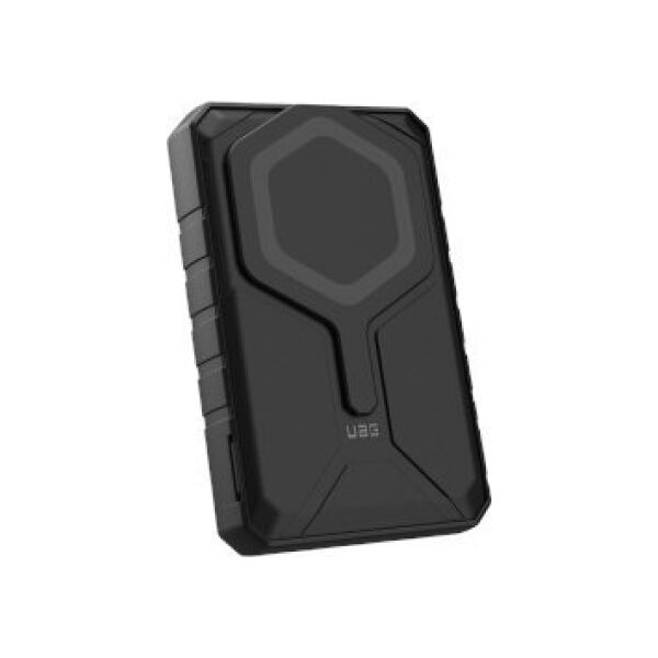 Powerbank UAG UAG Rugged 10K - powerbank 10000 mAh z podstawką, ładowanie bezprzewodowe 10W, kompatybilny z MagSafe, kabel w zestawie (black/gray) 14157000 840283911590