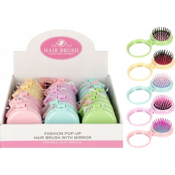 Mega Creative SZCZOTKA DO WLOSOW Z LUST 8CM MIX5 MC DISP24/240 14170924 5905523668643