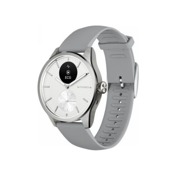 Smartwatch WITHINGS SAS Withings Scanwatch 2 - zegarek z funkcją EKG, pomiarem pulsu i SPO2 oraz mierzeniem aktywności fizycznej i snu (42mm, white) 14221892 3700546708312