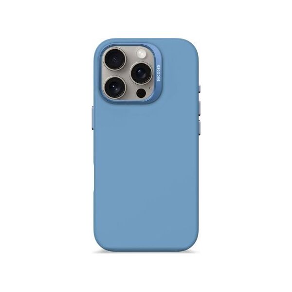Decoded Decoded AntiMicrobial Silicone Backcover - silikonowa obudowa ochronna do iPhone 16 Pro kompatybilna z MagSafe (air blue) 14265482 8721145000923