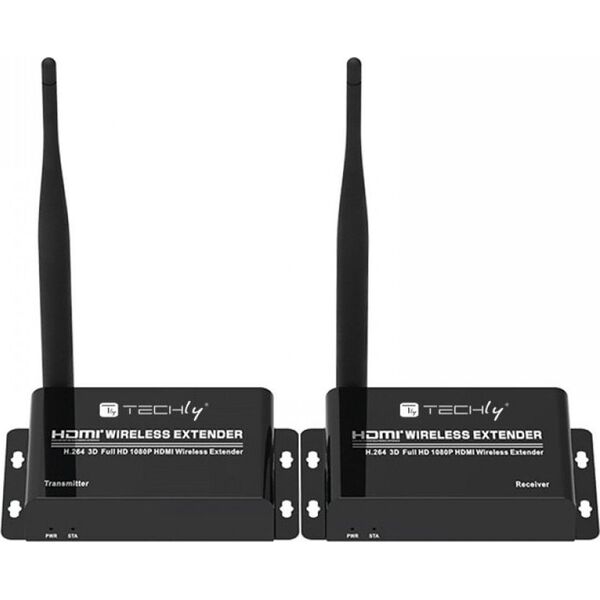 Techly Techly 365634 Bezprzewodowy Extender HDMI Full HD 1080p 60Hz, 5.8GHz, do 50m