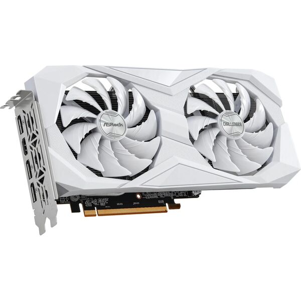 Karta graficzna ASRock Radeon RX 6600 Challenger White 8GB GDDR6 (RX6600 CLW 8G)
