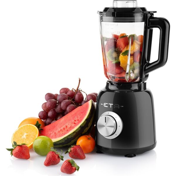 Blender kielichowy Eta ETA Blender | ETA901190030 STORIO | Tabletop | 1200 W | Jar material Glass | Jar capacity 1.5 L | Black 14386585 8590393366712