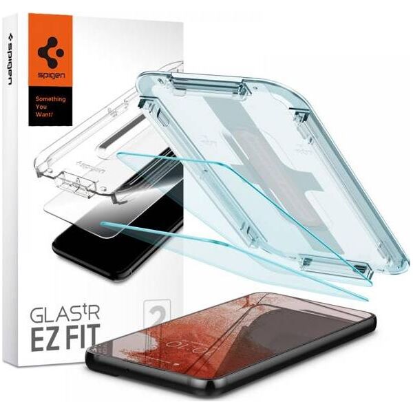 Spigen Szkło hartowane Spigen GLAS.tR ez Fit Samsung Galaxy S22 [2 PACK]