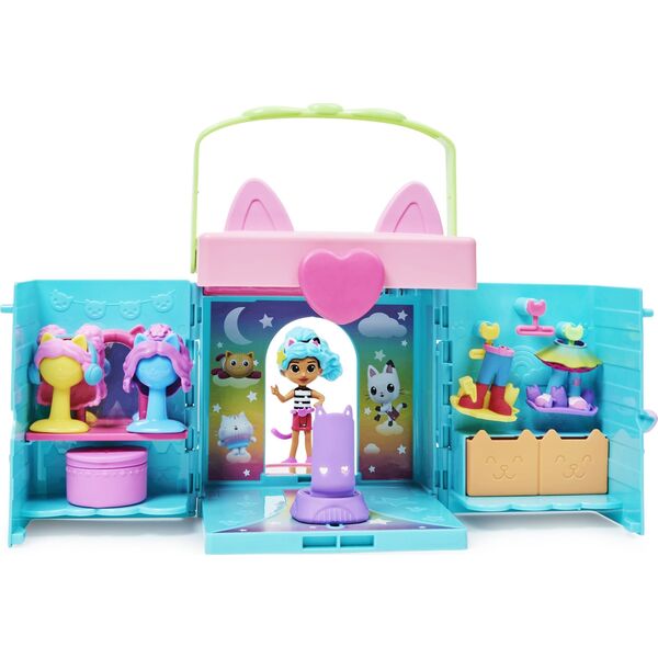 Figurka Spin Master Zestaw figurek Koci Domek Gabi: Tęczowa Garderoba Gabi