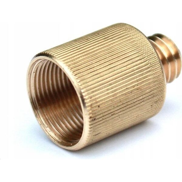 Rycote Rycote Brass 3/8" M to 5/8" F screw adaptor