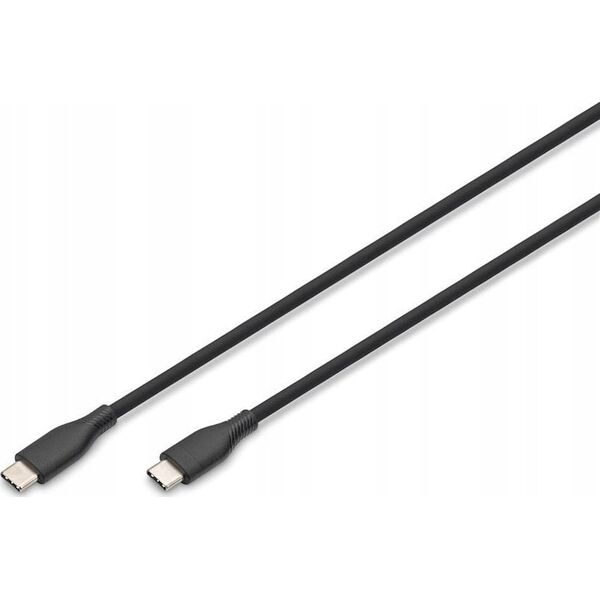 Kabel USB Digitus Digitus USB-C 2.0 (ST-ST) 1m Ladekabel Silikon 60W Schwarz