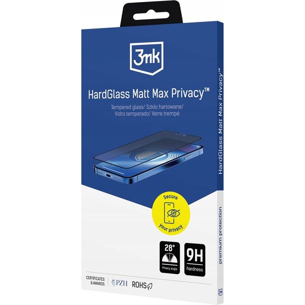 3MK 3mk HardGlass Matt Max Privacy pro Apple iPhone 16 Pro