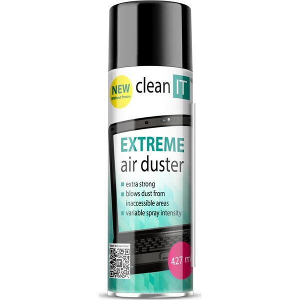 Clean it CLEAN IT Stlačený vzduch EXTREME 500g, NEHOŘLAVÝ