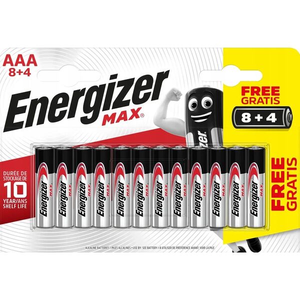 Energizer Energizer LR03/12 Max AAA 8+4 zdarma