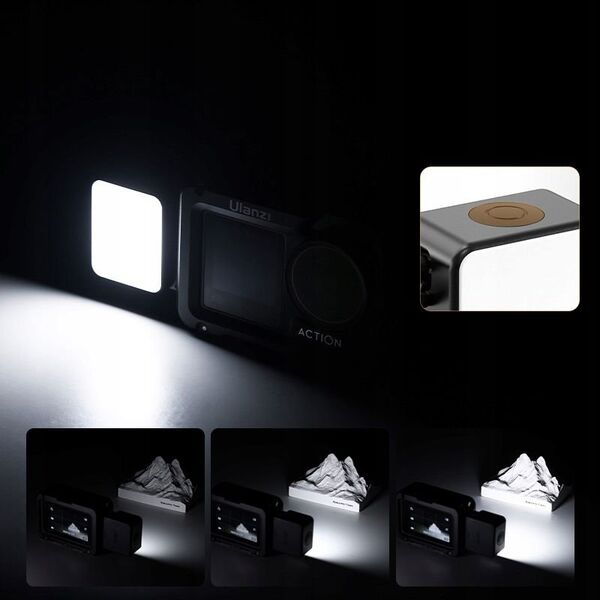 Ulanzi Mini Mała Lampa Diodowa LED IPX5 1,7W  do Kamery DJI ACTION 3 4 / Ulanzi / LM18