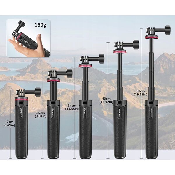 Ulanzi Statyw Monopod Tripod do GoPro HERO 13 12 11 10 9 8 7 6 5 MAX / ULANZI / MT-72