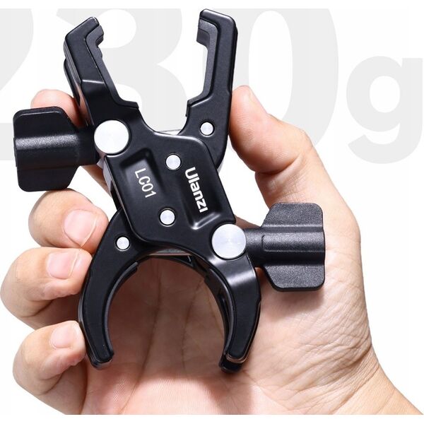 Ulanzi Podwójne Mocowanie Uchwyt Imadło Magic Arm 2x Klips Super Clamp / ULANZI / LC01
