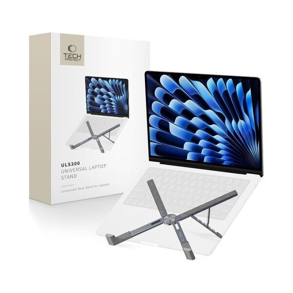 Tech-Protect Podstawka Tech-Protect ULS300 Universal Laptop Stand Grey 13818560 5906302309887