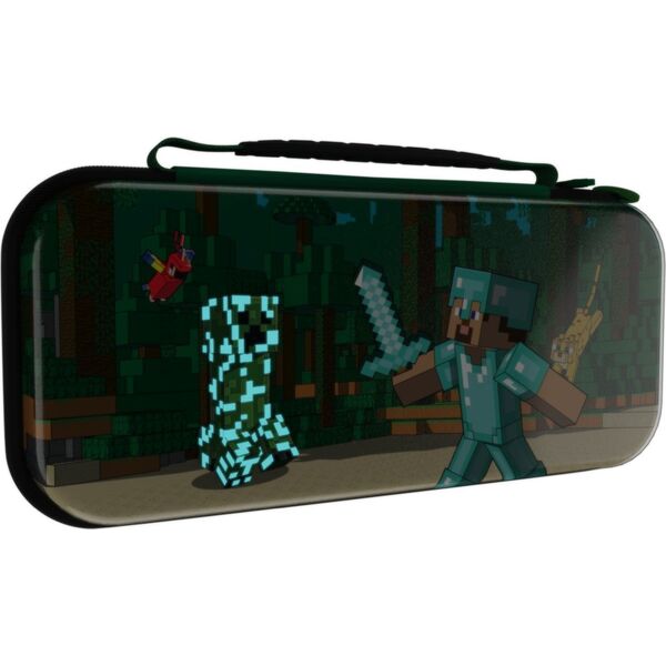 PDP PDP SWITCH Etui na konsole REALMz Minecraft Forest Battle Glow in the Dark