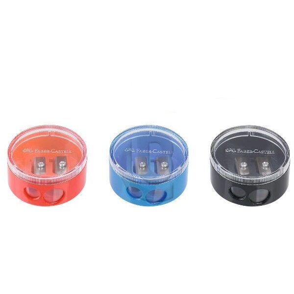 Faber-Castell Temperówka Twist-off cap z pojemnikiem (185418 FC) 1745621 4005401854180