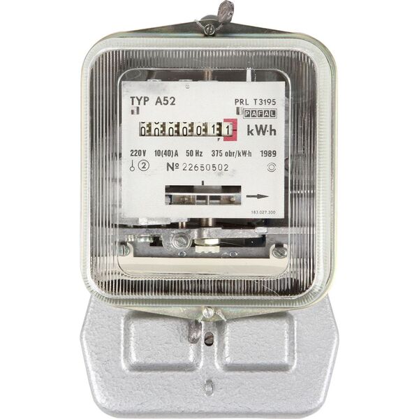 Red`s Music Licznik energii elektrycznej 1-fazowy A52 A52 10/40A 220V (0941-221BY-YY002) 4202599 5901157659033