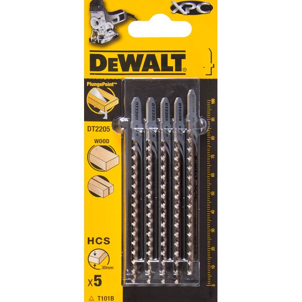 Dewalt Brzeszczoty XPC uchwyt T 5szt. - DT2205 3096493 5035048074978