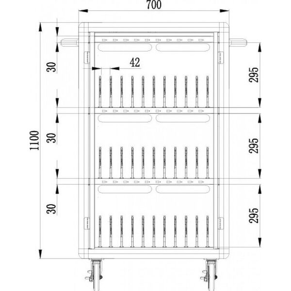 Ładowarka Techly 30x USB-A 2.1 A (I-CABINET-30DUTY)
