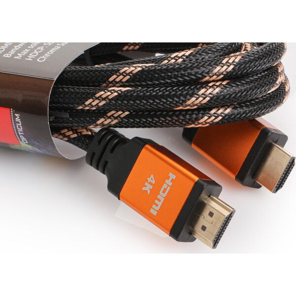Kabel Opticum HDMI - HDMI 3m pomarańczowy (27950)