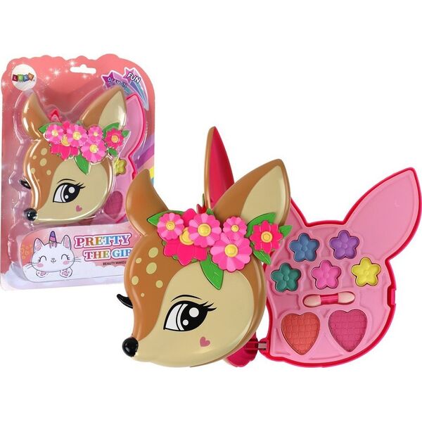 LeanToys Zestaw Piękności Do Makijażu Cienie Do Powiek Jelonek 13675397 5905884450932