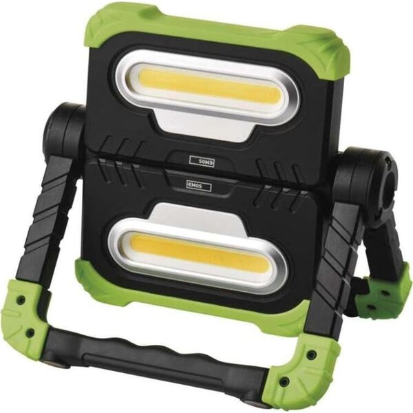 Emos Emos naświetlacz LED P4536 2xCOB 2000 lm powerbank 8000 mAh czarny/zielony 14091512 8592920085646