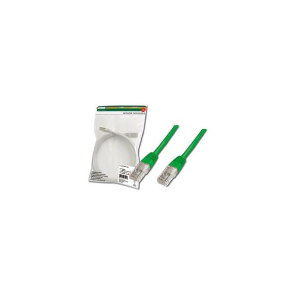 Digitus Kabel krosowy UTP, CAT.5E, zielony, 0.5m (DK-1511-005/G / A-DK-1511-005/G) 204651 4016032212270