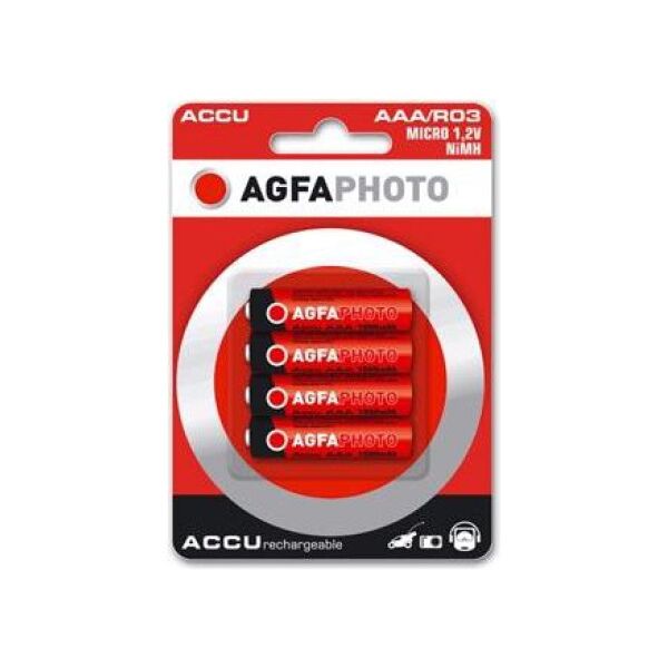 Agfa Bateria AAA / R03 1000mAh 4 szt. 252240 4250175802756