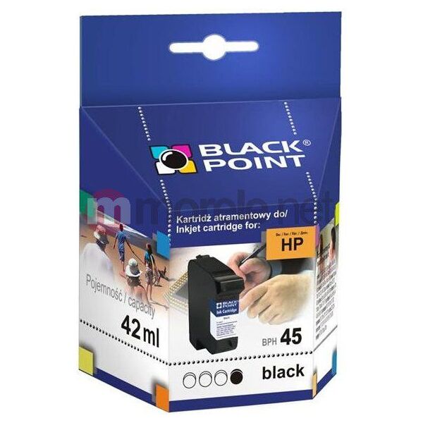 Tusz Black Point tusz BPH 45 / 51645AE nr 45 (black) 270097 5907625606608