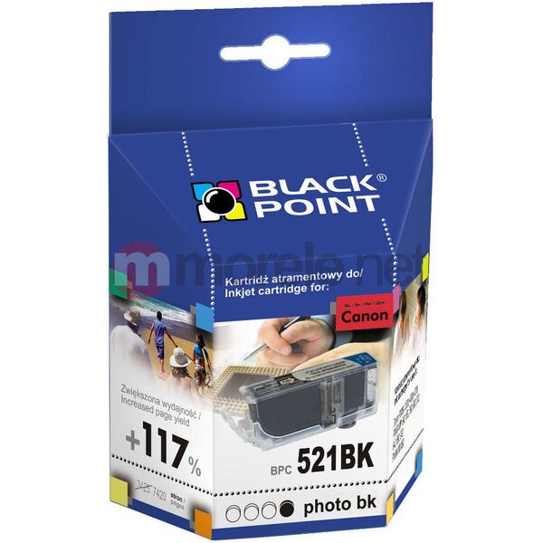 Tusz Black Point tusz BPC 521 BK / CLI-521BK (black) 270162 5907625613033