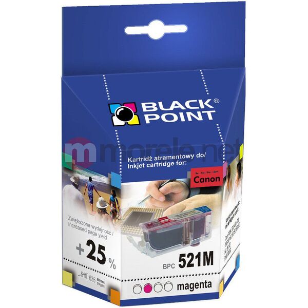 Tusz Black Point tusz BPC521M / CLI-521M (magenta) 270164 5907625613057