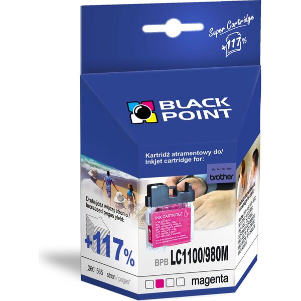 Tusz Black Point tusz BPBLC1100/980M / LC-1100M / LC-980M (magenta) 270204 5907625612784