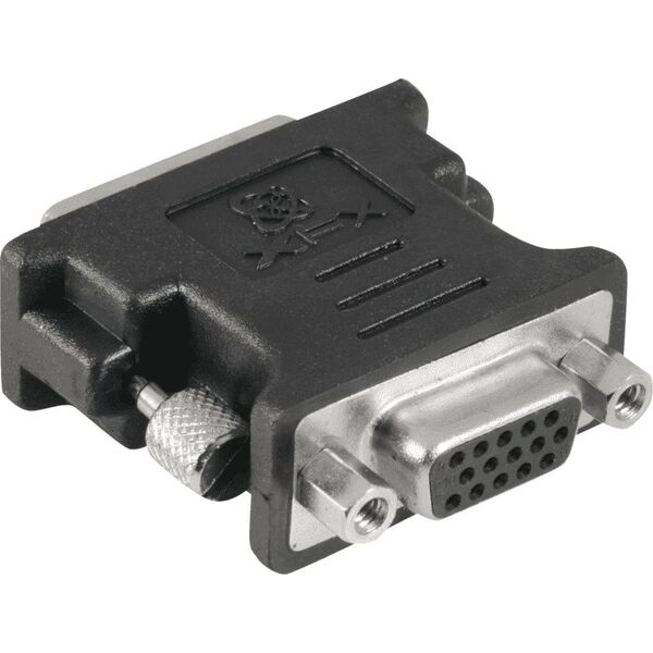 Adapter AV XFX DVI-I - D-Sub (VGA) czarny (MA-AP01-DV1K) 364284 778656052871