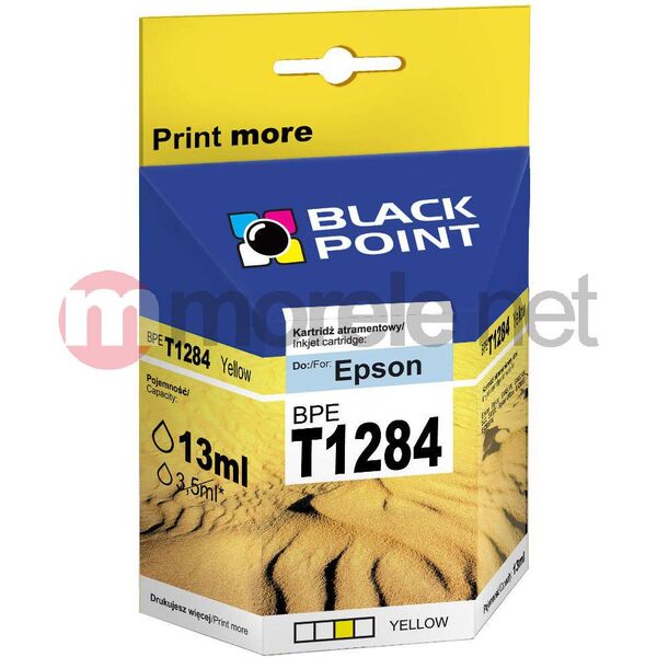 Tusz Black Point tusz BPET1284 (C13T12844010) Yellow 400159 5907625614276