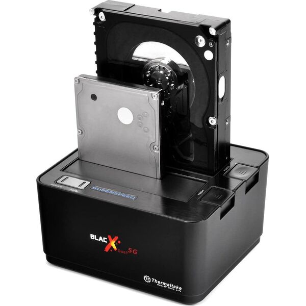 Stacja dokująca Thermaltake 2.5"/3.5" SATA - USB 3.2 Gen 1 BlacX Duet 5G (ST0022) 417997 841163041093