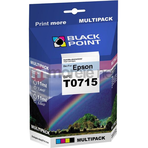 Tusz Black Point tusze BPE T0715 / C13T071540 / T0715 (cyan, magenta, yellow, black) 419321 5907625616942