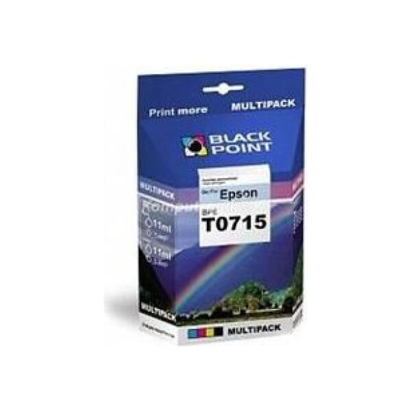 Tusz Black Point tusze BPE T0715 / C13T071540 / T0715 (cyan, magenta, yellow, black) 419321 5907625616942