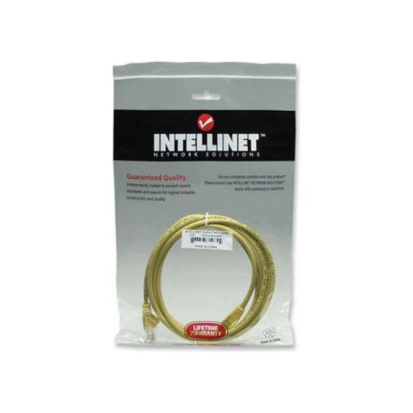 Intellinet Network Solutions Patch kabel Cat6 UTP 5m żółty (343725) 431894 766623343725