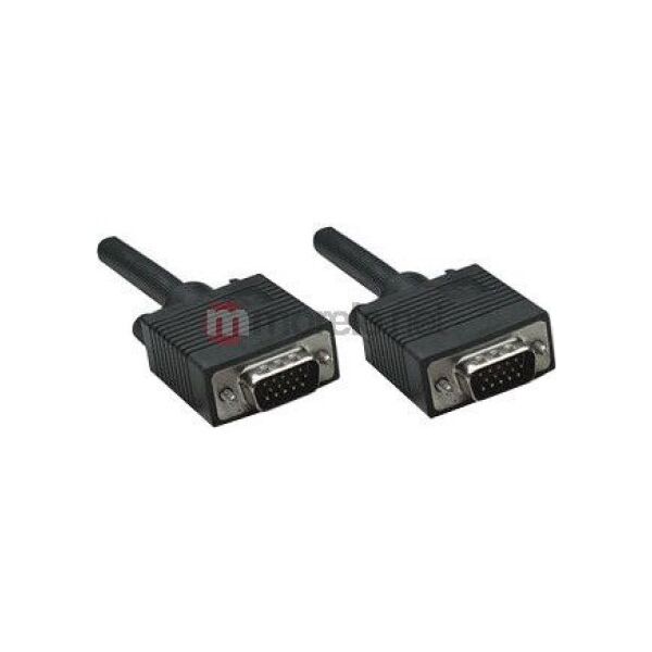 Kabel Manhattan D-Sub (VGA) - D-Sub (VGA) 1.8m czarny (311731) 534845 766623311731