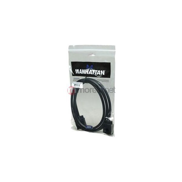 Kabel Manhattan D-Sub (VGA) - D-Sub (VGA) 1.8m czarny (311731) 534845 766623311731