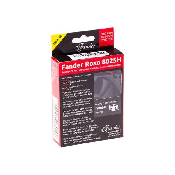 Wentylator Fander Roxo 8025H 80mm (FRX2-8025-HX) 535118 5901549681406