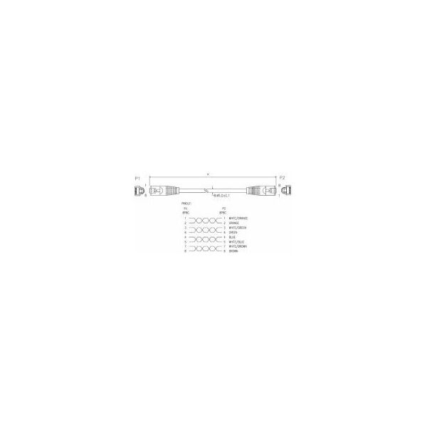 Art Patch cord 0,5m żółty UTP 5e (KABSI PATCH ART AL-OEM-299Y) 640604 5901812018182