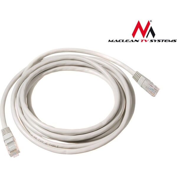 Maclean Przewód patchcord UTP 5e 10m wtyk-wtyk (MCTV-647) 659657 5903292802619