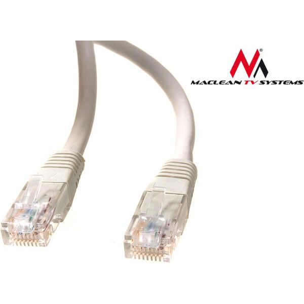 Maclean Przewód patchcord UTP 5e 10m wtyk-wtyk (MCTV-647) 659657 5903292802619