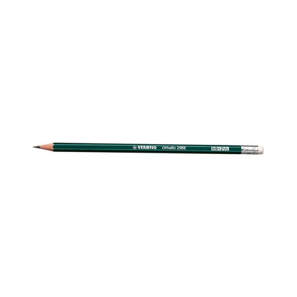Stabilo Ołówek techniczny HB OTHELLO z gumką (2988/HB) 712042 4006381172806