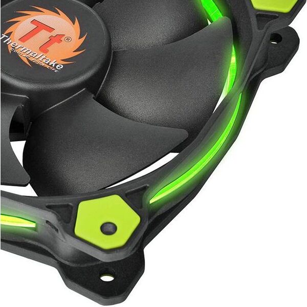 Wentylator Thermaltake Riing 14 LED Zielony (CL-F039-PL14GR-A) 726813 4717964400765