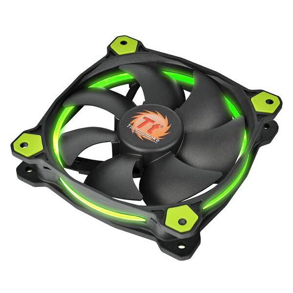 Wentylator Thermaltake Riing 12 LED Zielony (CL-F038-PL12GR-A) 726817 4717964400727