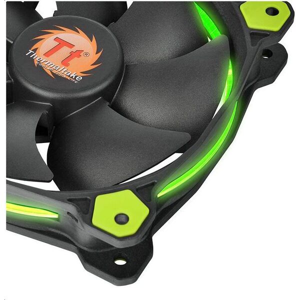Wentylator Thermaltake Riing 12 LED Zielony (CL-F038-PL12GR-A) 726817 4717964400727